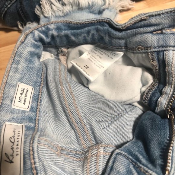 Kancan  Mid Rise  ANKLE SKINNY JEANS - Picture 3 of 3